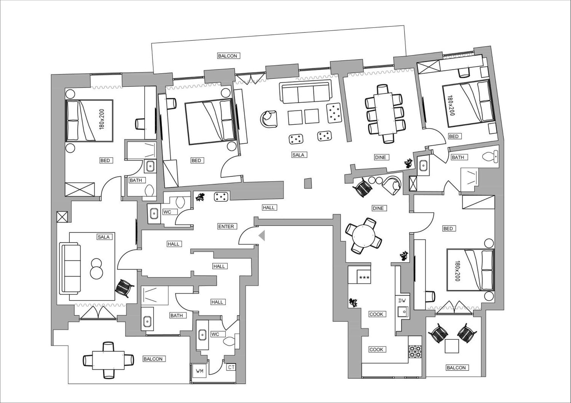 Loggia & Luxe 5Br Penthouse In Universitatii Area Bucureşti Exterior foto